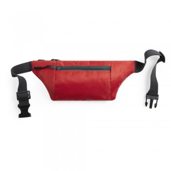 Waist bag, resistant ripstop material, 2 zipped compartments, adjustable strap AIV9941-05