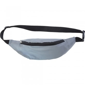 Waist bag, reflective Waist bag, reflective material, zipped, adjustable strap AIV9976-32