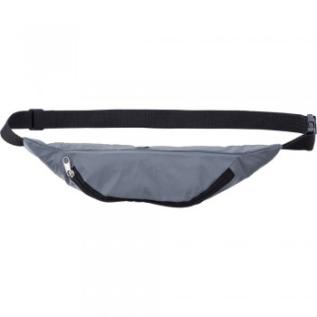Waist bag, reflective Waist bag, reflective material, zipped, adjustable strap AIV9976-32