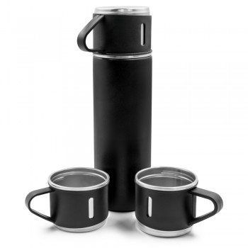 Thermos 420 ml and 3 mugs 150 ml | Quavean