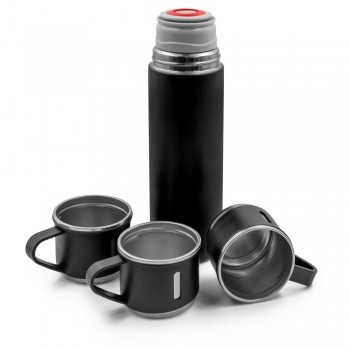 Thermos 420 ml and 3 mugs 150 ml | Quavean
