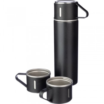 Thermos 420 ml, three cups 150 ml