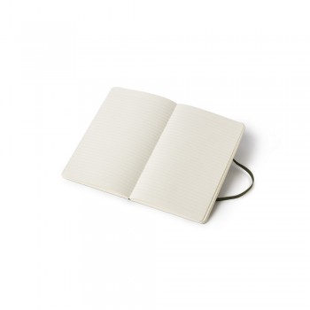 MOLESKINE Time Notebook (approx. A5, large) 140 lined pages, hard cover, inner pocket, matching elastic band for closing AIVM025-06