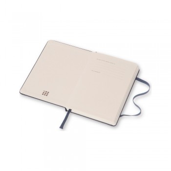 MOLESKINE notebook (approx. A6, pocket), 192 lined pages, hard cover, inner pocket, ribbon marker and elastic band for closing AIVM201-27