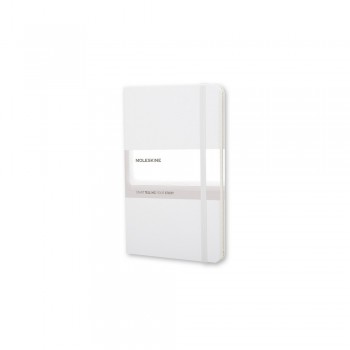 MOLESKINE notebook (approx. A5, large), 240 lined pages, hard cover, inner pocket, ribbon marker and elastic band for closing AIVM301-02