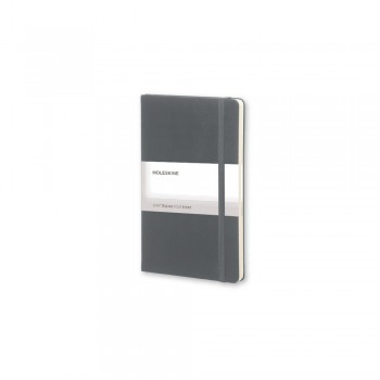 MOLESKINE notebook (approx. A5, large), 240 lined pages, hard cover, inner pocket, ribbon marker and elastic band for closing AIVM301-19