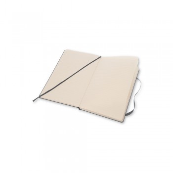 MOLESKINE notebook (approx. A5, large), 240 lined pages, hard cover, inner pocket, ribbon marker and elastic band for closing AIVM301-19