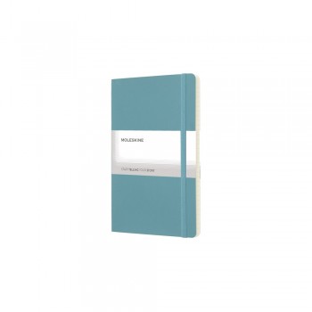MOLESKINE notebook (approx. A5, large), 192 lined pages, soft cover, inner pocket, ribbon marker and elastic band for closing AIVM303-29