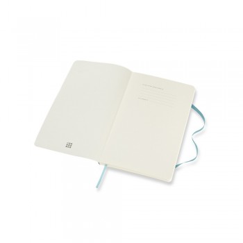 MOLESKINE notebook (approx. A5, large), 192 lined pages, soft cover, inner pocket, ribbon marker and elastic band for closing AIVM303-29