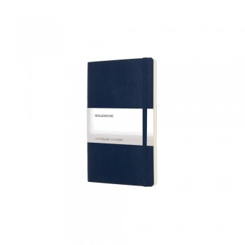 MOLESKINE notebook (approx. A5, large), 192 squared pages, soft cover, inner pocket, ribbon marker and elastic band for closing AIVM305-27