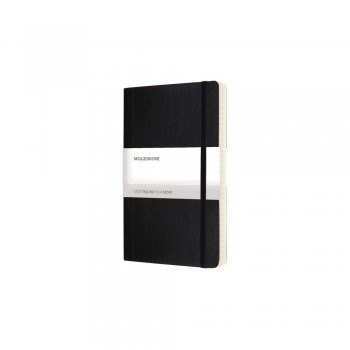 MOLESKINE Notebook approx. A5 MOLESKINE EXPANDED notebook (approx. A5, large), 400 lined pages, soft cover, inner pocket, double ribbon marker, elastic band for closing AIVM308-03