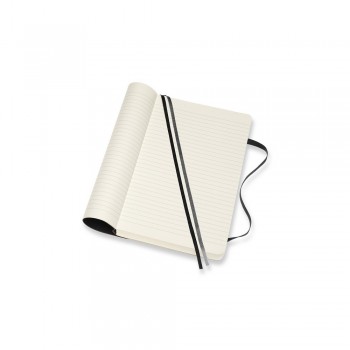 MOLESKINE Notebook approx. A5 MOLESKINE EXPANDED notebook (approx. A5, large), 400 lined pages, soft cover, inner pocket, double ribbon marker, elastic band for closing AIVM308-03