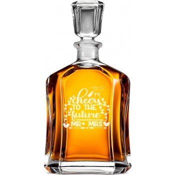 Hermētiska Burbona Karafe ar Uzrakstu - 