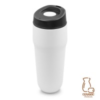 Air Gifts termokrūze 400 ml ar keramikas iekšpusi, melnā krāsā