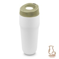 Air Gifts termokrūze 400 ml ar keramikas iekšpusi, gaiši zaļā krāsā