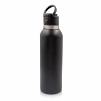 Air Gifts termopudele 700 ml ar salmiņu, melnā krāsā