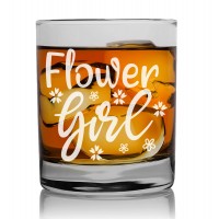 50. Dzimšanas Dienas Dāvana Vīriešiem  ar Gravējumu - "Flower Girl" ,Personalizēta glāze brendijam 270ml