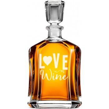 Alkohola Karafe ar Uzrakstu - 