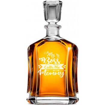 Viskija Dekanteris ar Uzrakstu - 