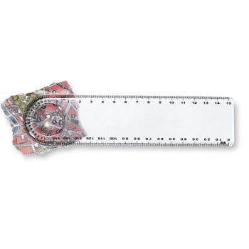 LASTA ruler with magnifier