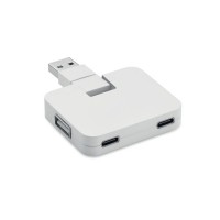 SQUARE-C 4 pieslēgvietu USB centrmezgls