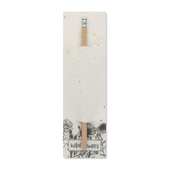 PENSEED natural pencil in seed paper pouch