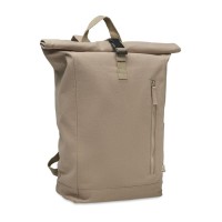 KAMET pārstrādātas kokvilnas rolltop mugursoma 390 g/m² KAMET pārstrādātas kokvilnas rolltop mugursoma 390 g/m²