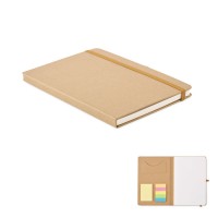 STICKNOTE A5 pārstrādāta papīra piezīmju grāmata ar līmlapiņām
