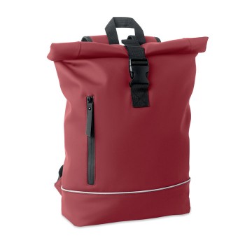 LAPTOSA 15 collu PU rolltop portatīvā datora mugursoma