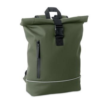 LAPTOSA 15 collu PU rolltop portatīvā datora mugursoma