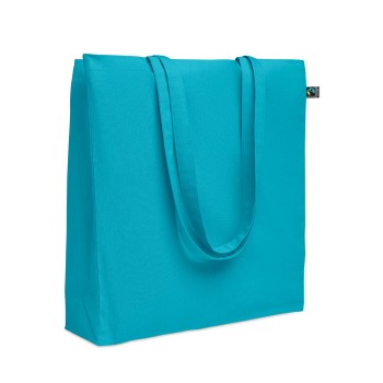 OSOLE++ COLOUR krāsaina Fairtrade kokvilnas iepirkumu soma ar kroku