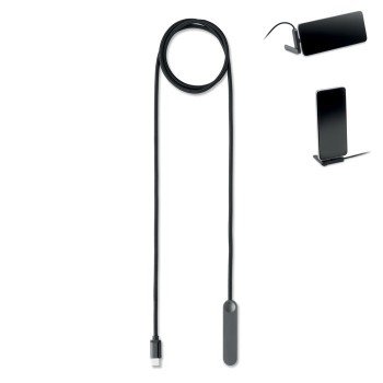 NIFTY 60 W USB-C cable with phone stand