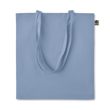 ZIMDE COLOUR coloured organic cotton shopping bag 140 g/m²