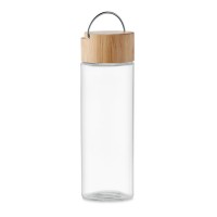 AMELAND stikla pudele ar bambusa vāciņu 500 ml AMELAND stikla pudele ar bambusa vāciņu 500 ml