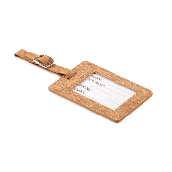 COCO korķa bagāžas birka