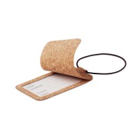 OVALIS ovāla korķa bagāžas birka OVALIS ovāla korķa bagāžas birka