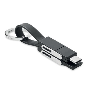 KEY C key ring with 4 in 1 cable