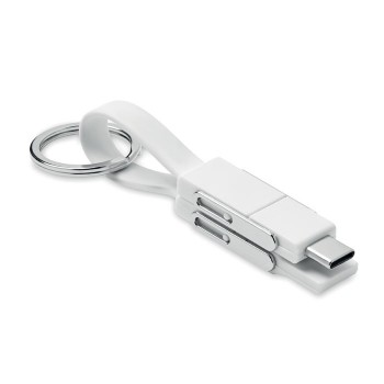 KEY C key ring with 4 in 1 cable