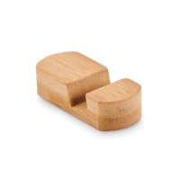 POY mini bambusa telefona statīvs