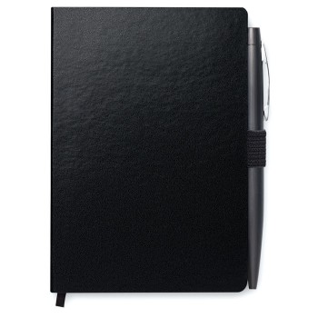 NOTALUX A6 PU notebook with metal pen