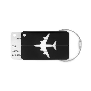 FLY TAG alumīnija bagāžas birka lidmašīnas formā