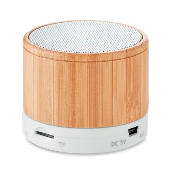 ROUND BAMBOO round bamboo wireless speaker