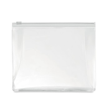 COSMOBAG PVC kosmētikas somiņa ar rāvējslēdzēju