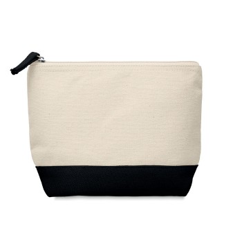 KLEUREN divkrāsu kokvilnas kosmētikas somiņa 340 g/m²