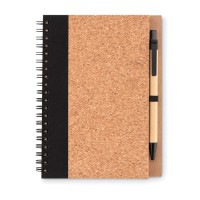 SONORA PLUSCORK cork notebook with pen