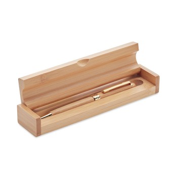 ETNA bamboo twist pen in bamboo box
