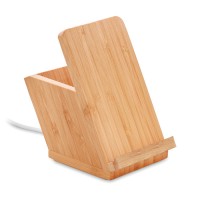 BAICOI bamboo wireless charger with pen holder