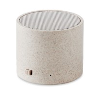 ROUND BASS+ wheat straw wireless speaker 3 W