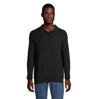 NEOBLU STEFAN vīriešu merino vilnas džemperis ar polo apkakli