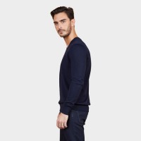 NEOBLU SULLIVAN vīriešu merino vilnas džemperis ar V kaklu